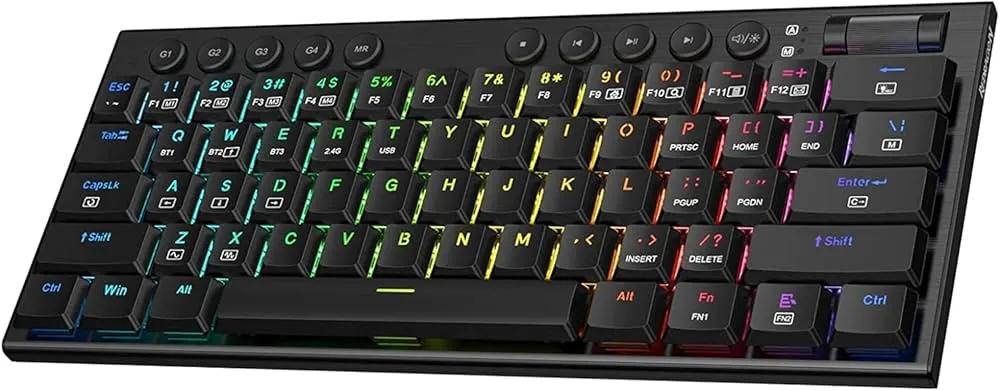 Keyboard Redragon K632 Noctis Pro RGB 60% Wireless Mechanical Gaming view 3