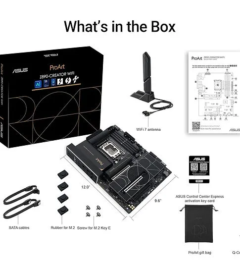 Motherboard ASUS ProArt Z890-CREATOR WIFI view 2