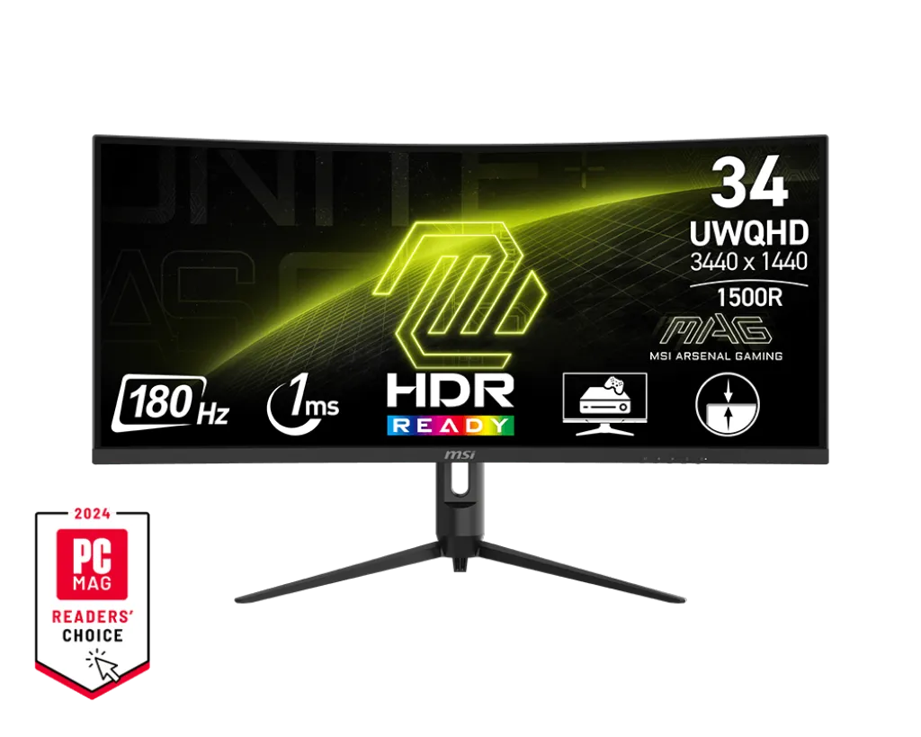 Monitor MSI MAG 342CQR E2 Curved Gaming