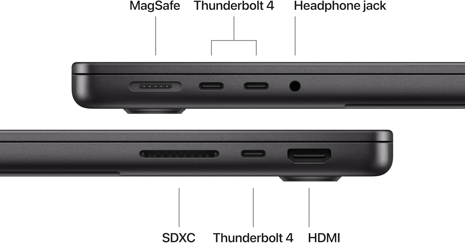 Laptop Apple 2025 MacBook Pro with Apple M5 chip with 10-core CPU and 10-core GPU, 14.2-inch Liquid Retina XDR Display, 24GB Unified Memory, 1TB SSD - 24GB RAM view 3