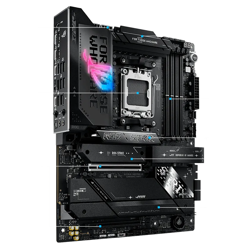 Motherboard ASUS ROG STRIX X870E-E GAMING WIFI view 4