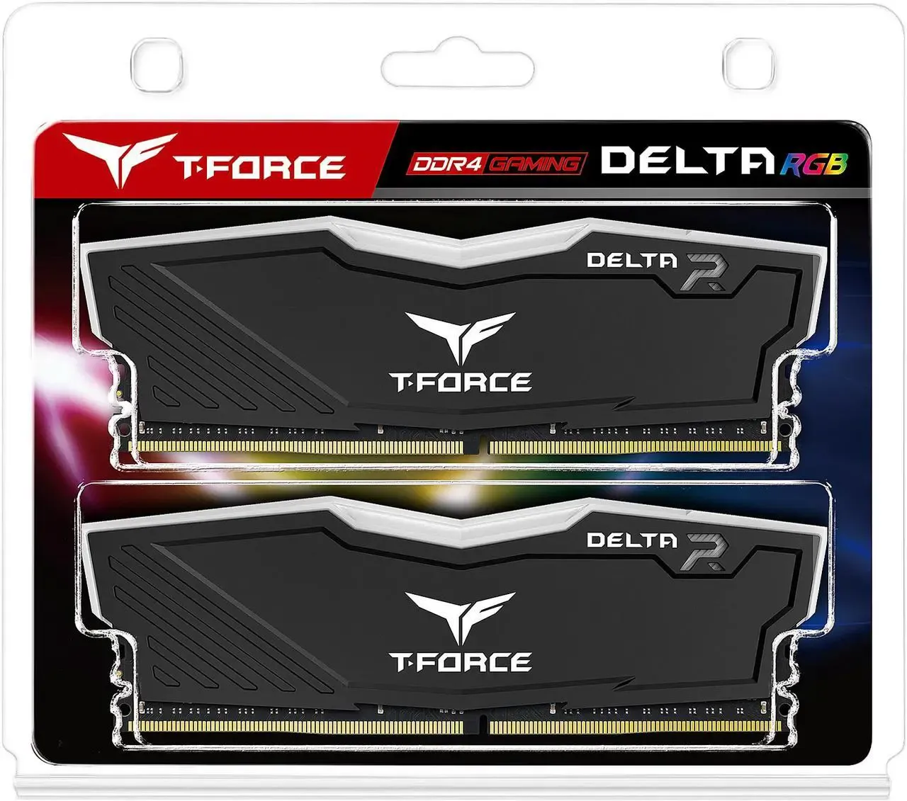 RAM TEAMGROUP T-Force Delta RGB DDR4 16GB (2 x 8GB) 3600MHz Desktop Memory alternate