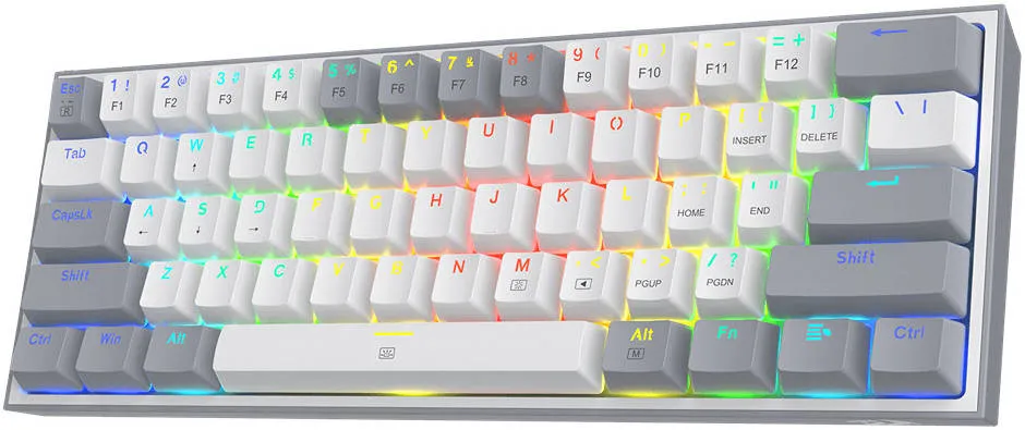 Keyboard Redragon K617 Fizz RGB 60% Wired Mechanical Gaming