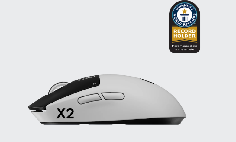 Mouse Logitech G PRO X2 SUPERSTRIKE Wireless Gaming - White & Black view 4