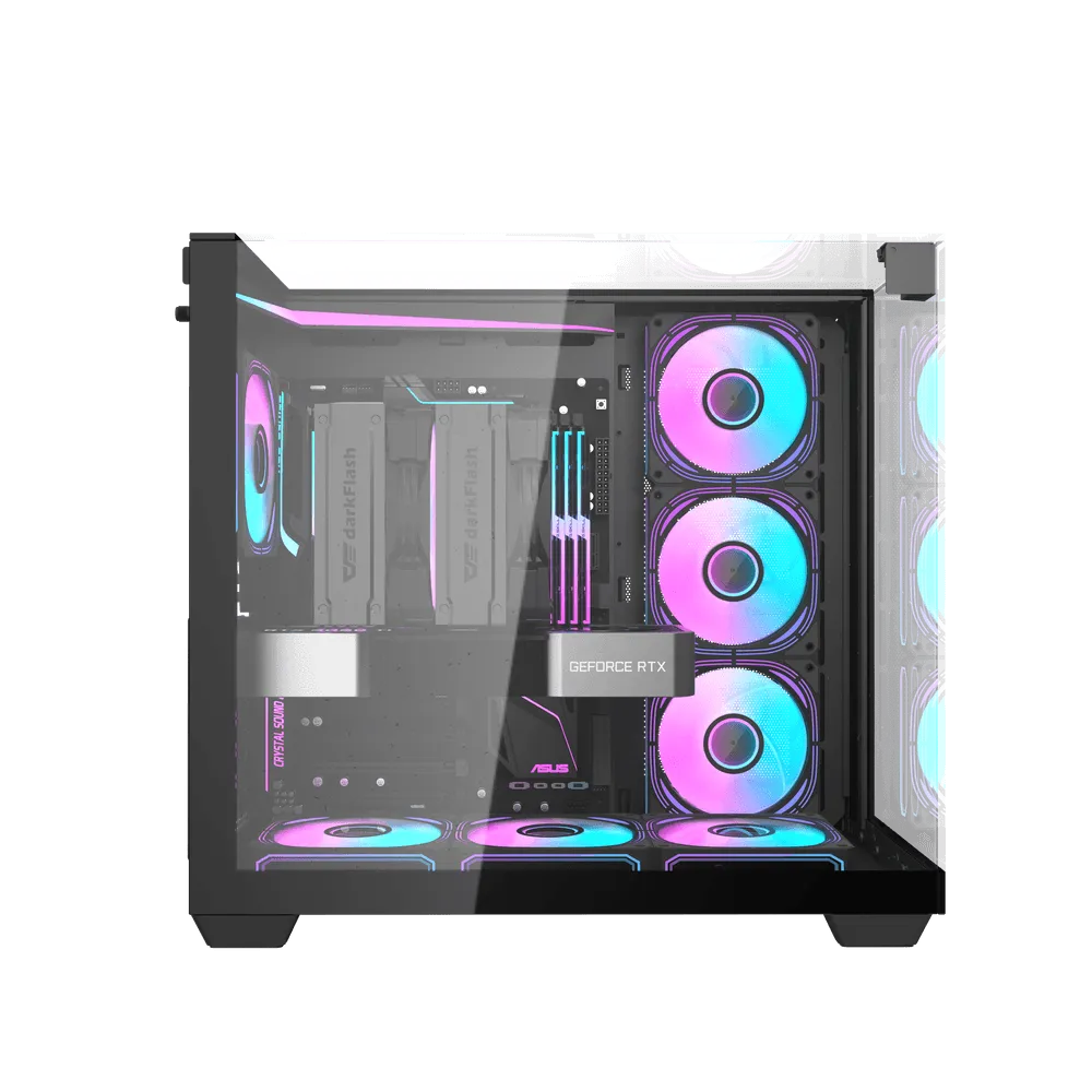 Case DarkFlash TH285 ATX PC view 2