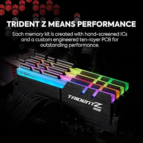 RAM G.SKILL 64GB (2 x 32GB) DDR4-3600MHz Desktop Memory view 2