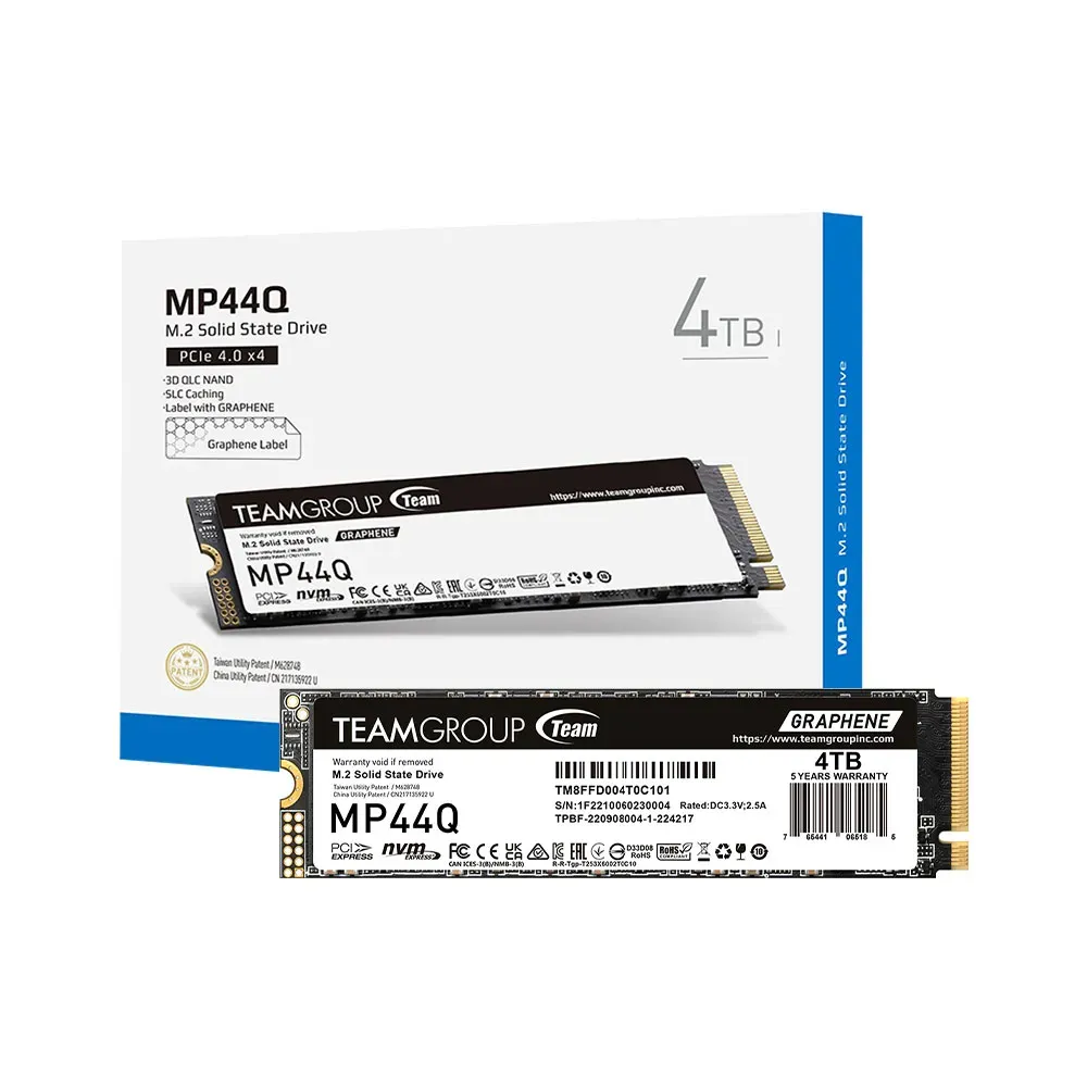 Storage TEAMGROUP SSD TEAMGROUP MP44Q 4TB NVMe M.2 PCIe 4.0 view 3