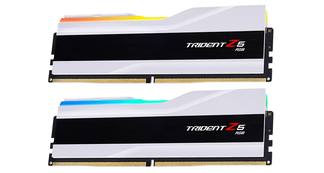 RAM G.SKILL Trident Z5 RGB 96GB (2 x 48GB) DDR5-6000MHz CL30 White & Black view 2