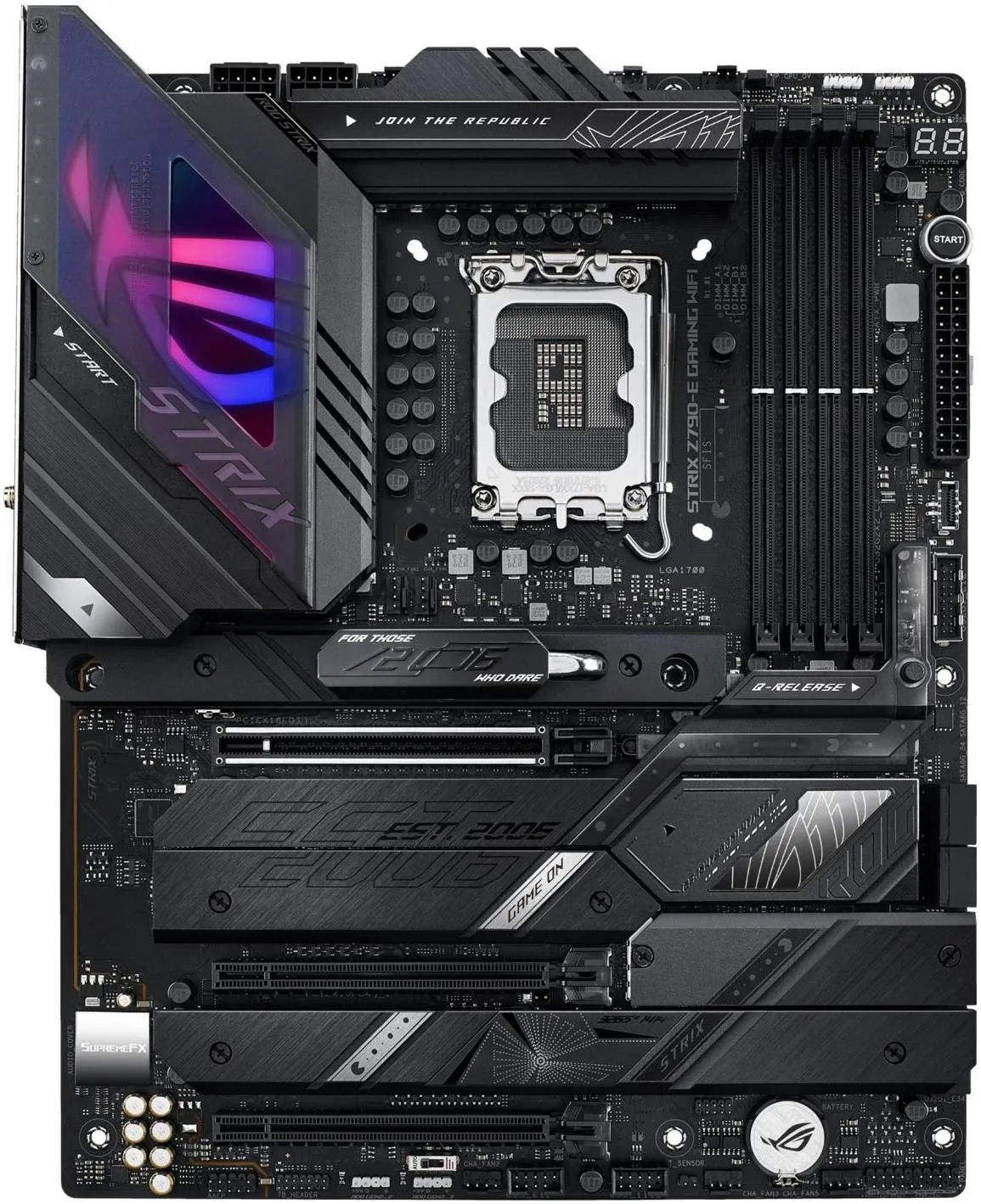 Motherboard ASUS ROG STRIX Z790-E GAMING WIFI view 2
