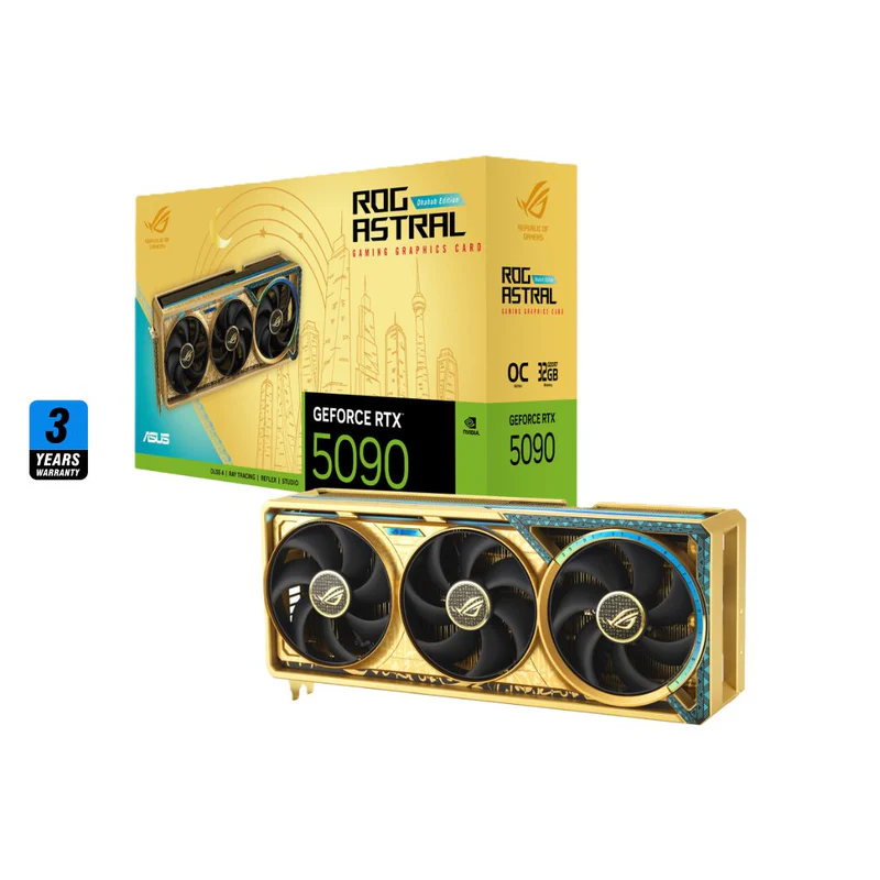 Graphics Card ASUS ROG Astral GeForce RTX™ 5090 Dhahab OC Edition 32GB