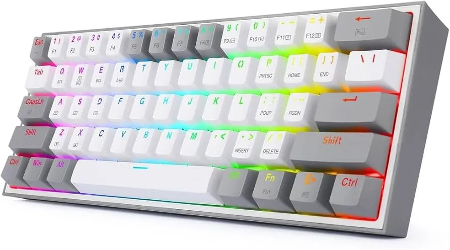 Keyboard Redragon K616 Fizz Pro RGB 60% Wireless Mechanical Gaming view 2