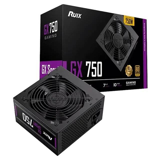 Ruix 750W 80+ Bronze GX750 PSU