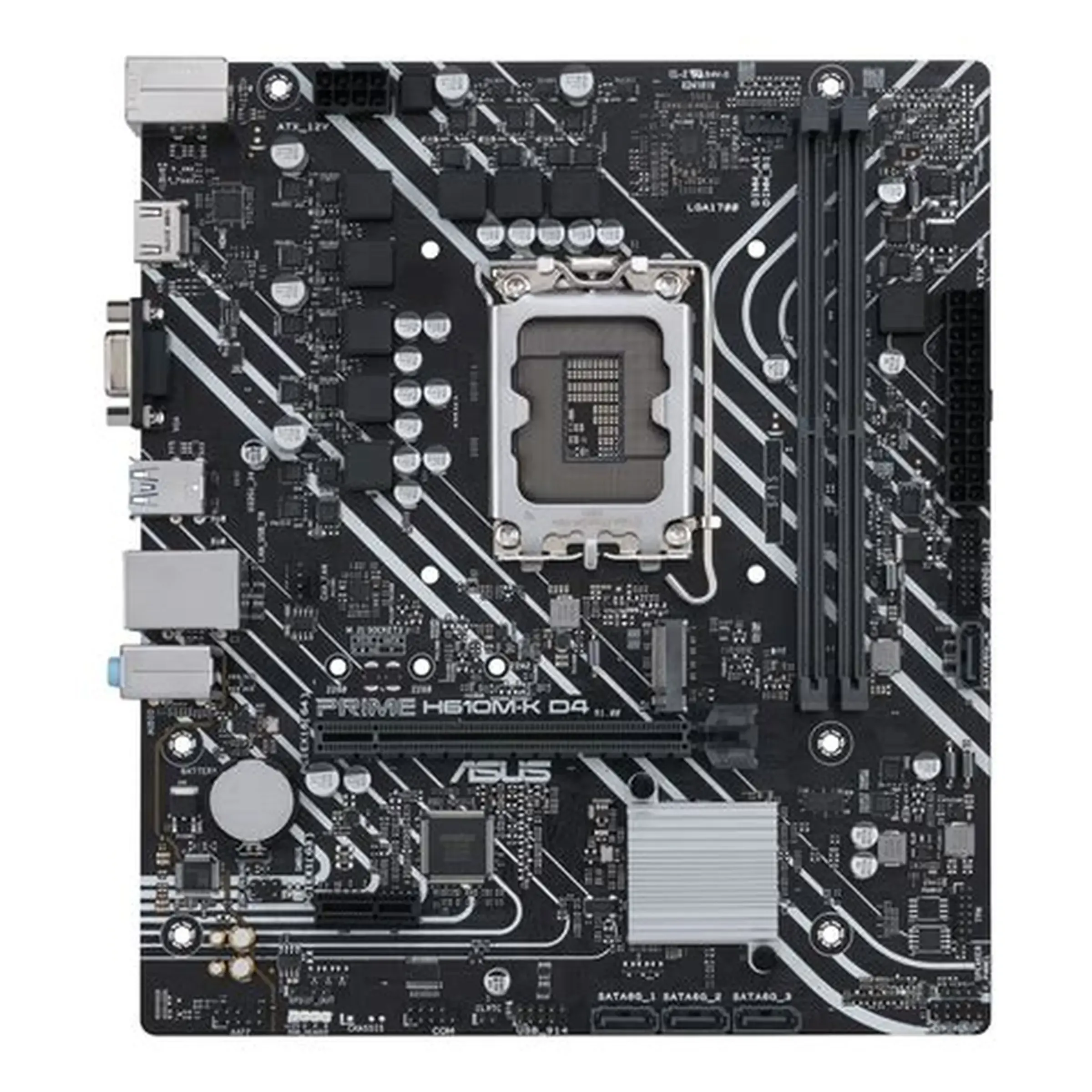 Motherboard ASUS PRIME H610M-K DDR4 ARGB view 5
