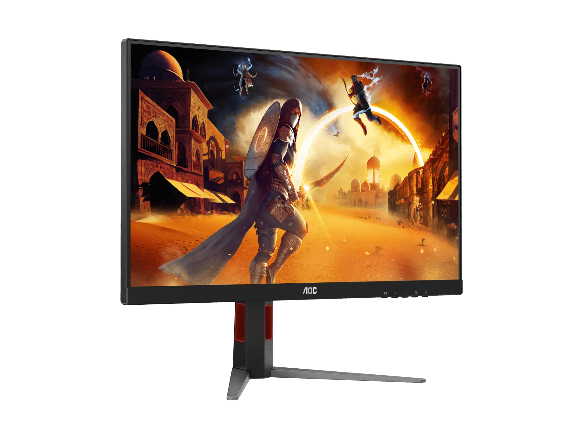 Monitor AOC Q27G4F 27 Frameless Ultra-Fast IPS Gaming, QHD 2560 X 1440, 180Hz, 0.5ms, HDMI 2.0, Display Port 1.4, MBR Sync, SNIPER SCOPE, SUPER COLOUR, G-Sync, Height Adjustable Stand, Tilt view 11