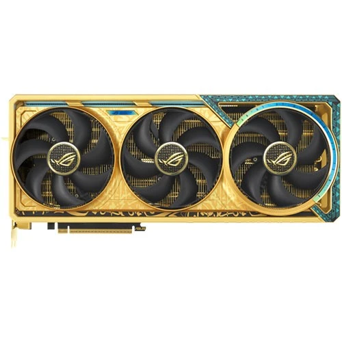 Asus ROG Astral GeForce RTX 5080 Dhahab CORE OC Edition Graphics Card PN-90YV0LV6-M0NM00 - PCIe 5.0 16GB GDDR7 Memory - Quad-Fan Cooling - Dual BIOS view 8