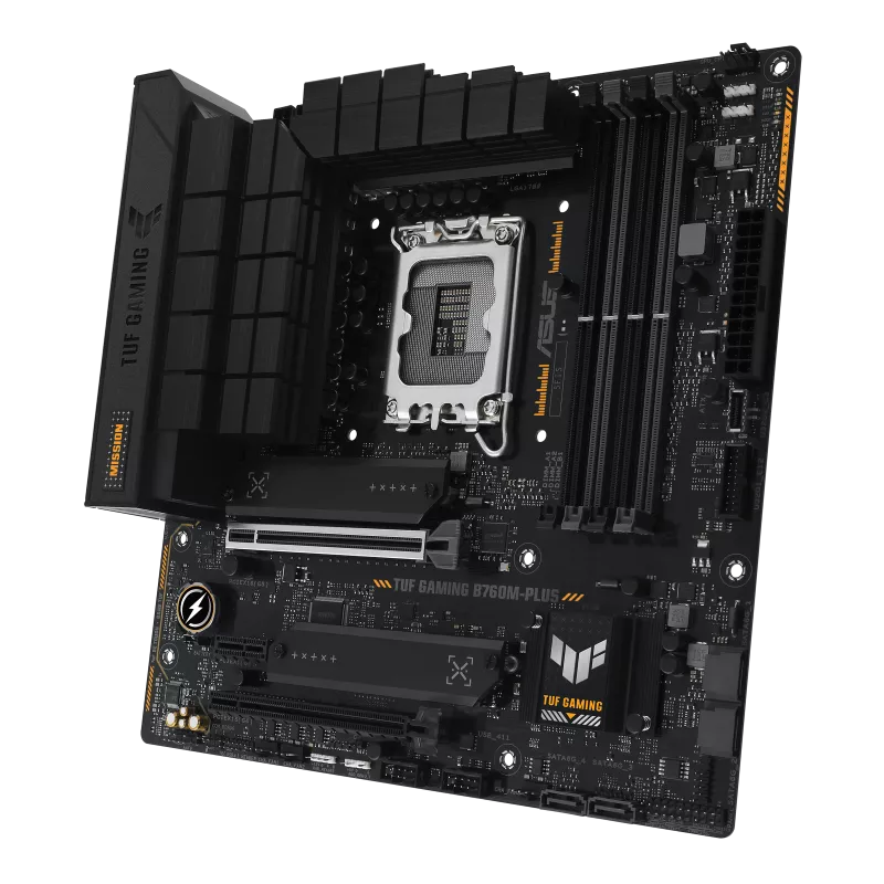 ASUS TUF GAMING B760M-PLUS DDR5 view 3