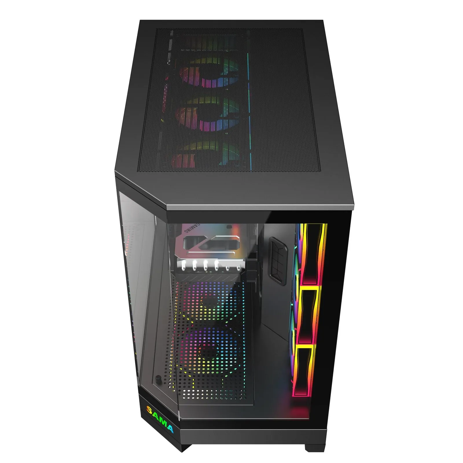 Case Sama 3021 Black ATX view 8