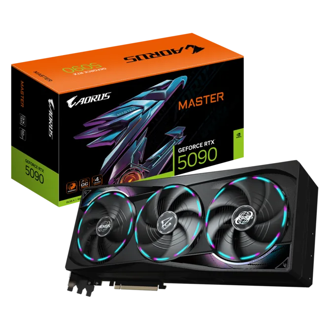 Graphics Card GIGABYTE AORUS GeForce RTX™ 5090 MASTER 32GB view 11