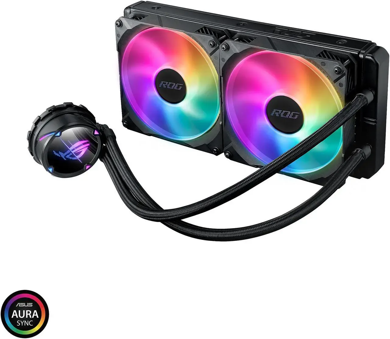 Cooler ASUS ROG Strix LC II 280 ARGB CPU Liquid view 2
