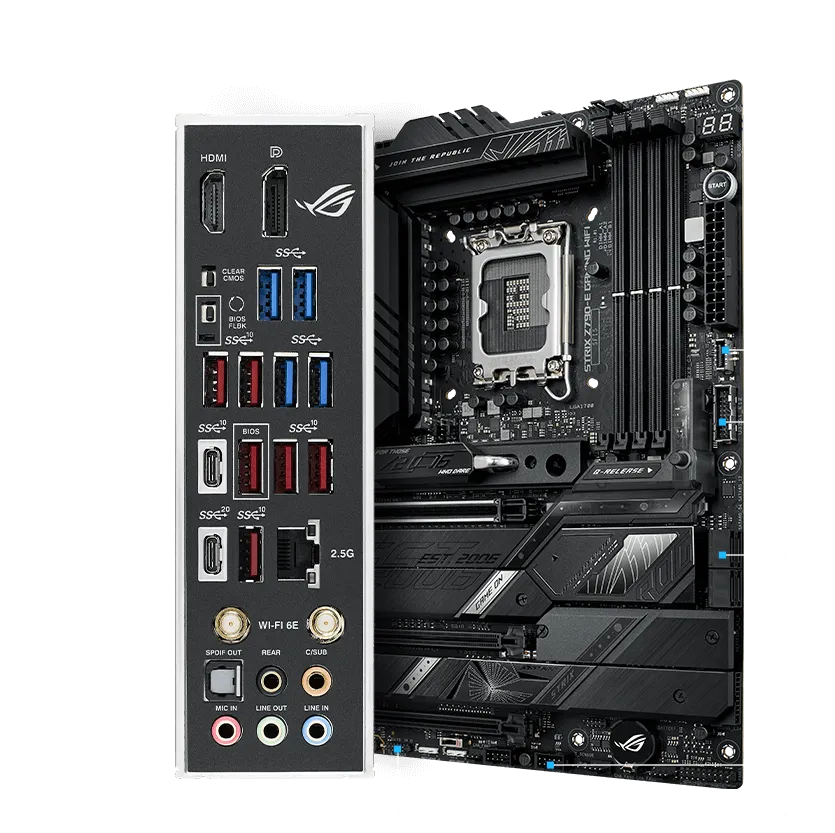 Motherboard ASUS ROG STRIX Z790-E GAMING WIFI view 5