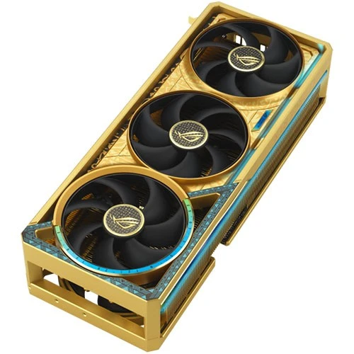 Asus ROG Astral GeForce RTX 5080 Dhahab CORE OC Edition Graphics Card PN-90YV0LV6-M0NM00 - PCIe 5.0 16GB GDDR7 Memory - Quad-Fan Cooling - Dual BIOS view 5