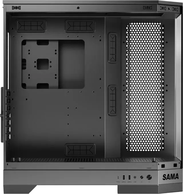 Case Sama 3021 Black ATX view 3