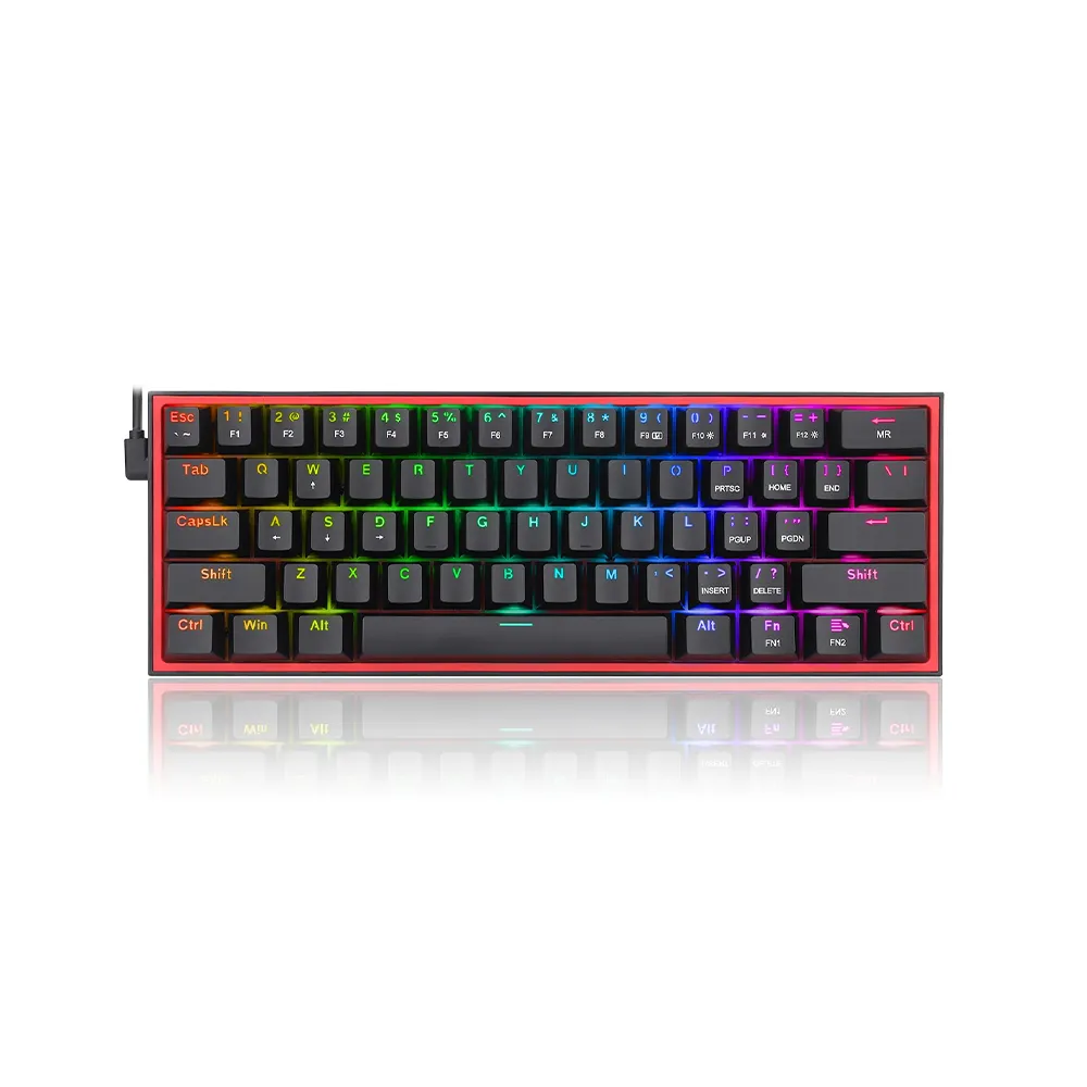 Keyboard Redragon K617 Fizz RGB 60% Wired Mechanical Gaming view 4