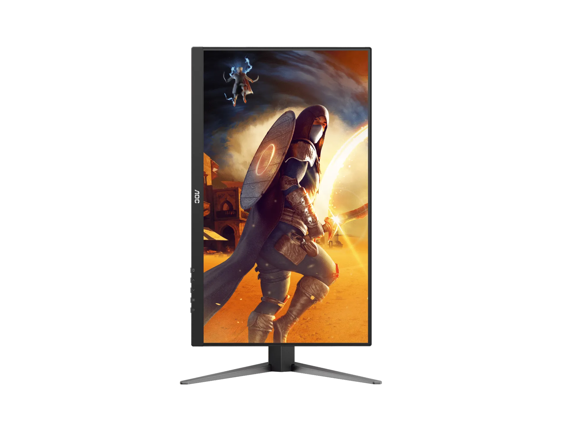 Monitor AOC Q27G4F 27 Frameless Ultra-Fast IPS Gaming, QHD 2560 X 1440, 180Hz, 0.5ms, HDMI 2.0, Display Port 1.4, MBR Sync, SNIPER SCOPE, SUPER COLOUR, G-Sync, Height Adjustable Stand, Tilt alternate