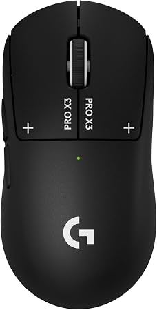 Logitech G PRO X3 SUPERSTRIKE Gaming Mouse - Black