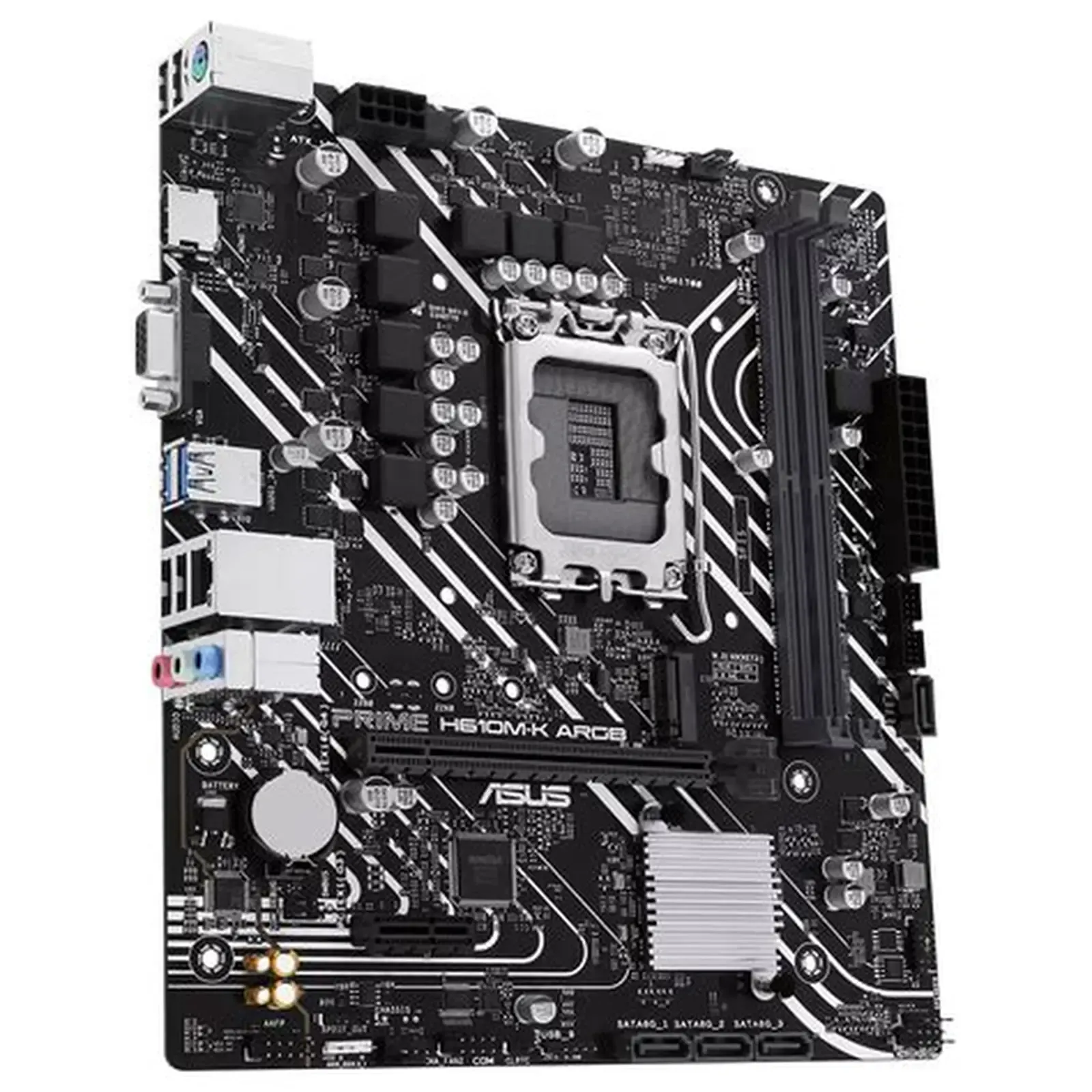 Motherboard ASUS PRIME H610M-K DDR4 ARGB view 4