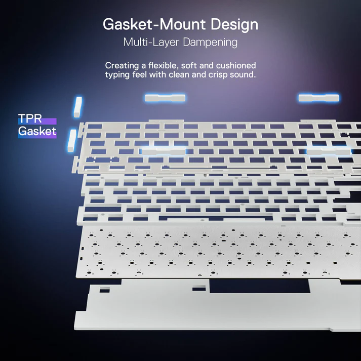 Keyboard Redragon K673 PRO UCAL 75% Wireless Gasket Mechanical view 5