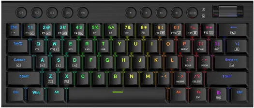 Keyboard Redragon K632 Noctis Pro RGB 60% Wireless Mechanical Gaming