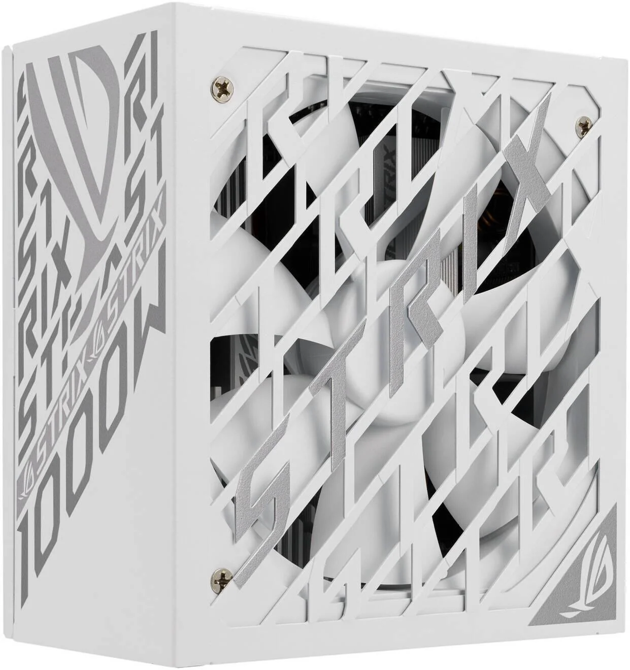 Power Supply ASUS ROG STRIX GAMING 1000P, Full Modular, 1000W 80+ Platinum, PCIe 5.1, Black & white view 6