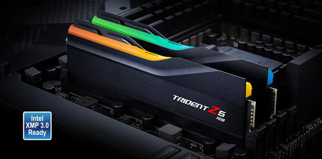 RAM G.SKILL Trident Z5 RGB 128GB (2 x 64GB) DDR5-6000MHz CL34 Black view 3