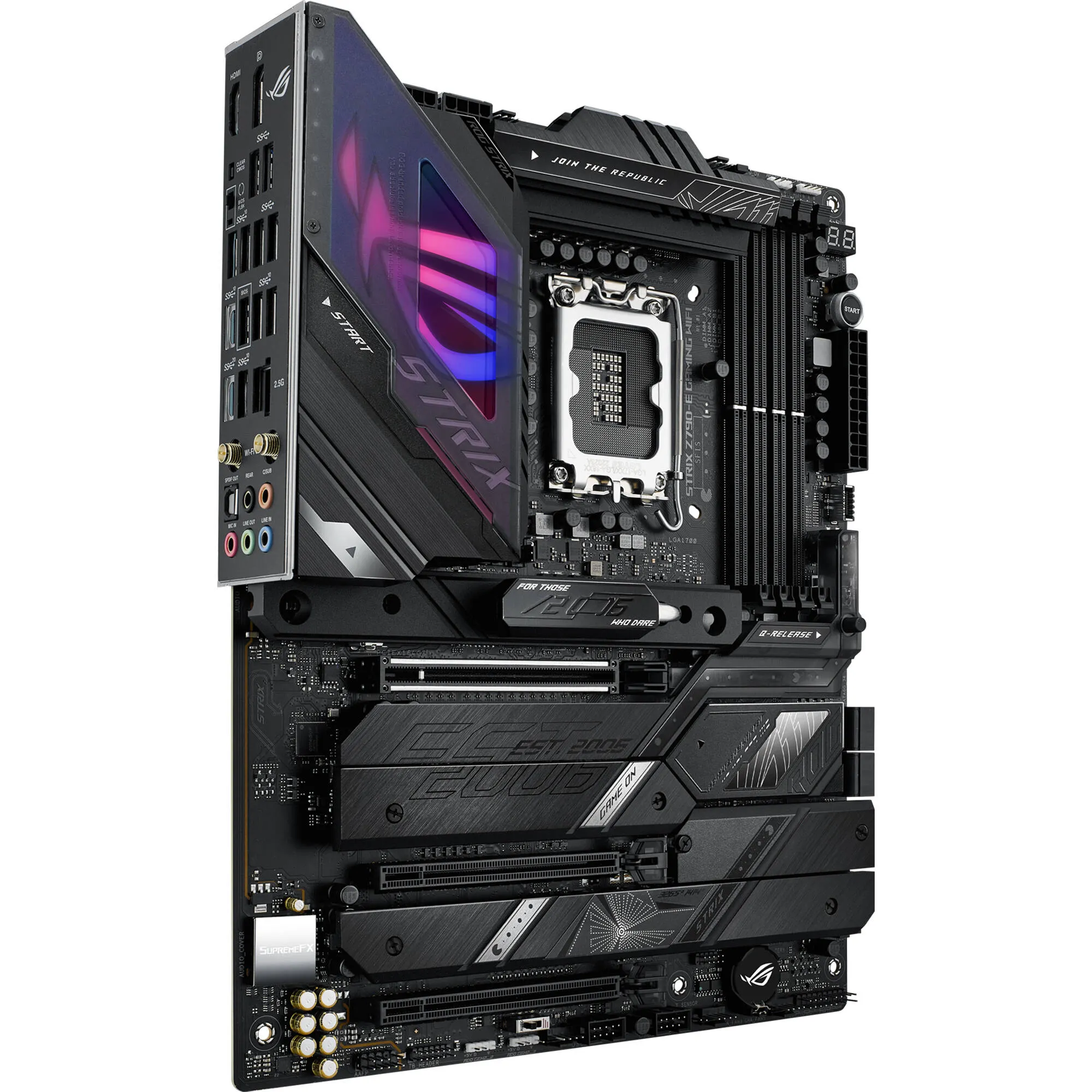 Motherboard ASUS ROG STRIX Z790-E GAMING WIFI view 3