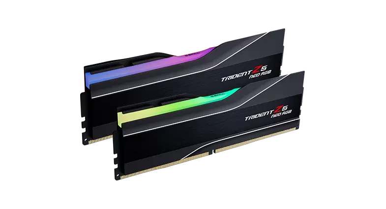 RAM G.SKILL Trident Z5 Neo RGB 128GB (2 x 64GB) DDR5-6000MHz CL36 Black view 3