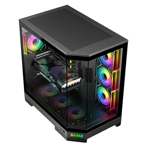 Case Sama 3021 Black ATX view 9