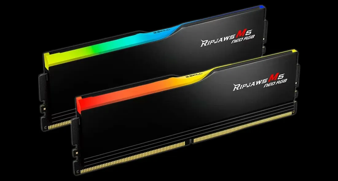RAM G.SKILL Ripjaws M5 Neo RGB 64GB (2 x 32GB) DDR5-6000MHz CL36 view 3