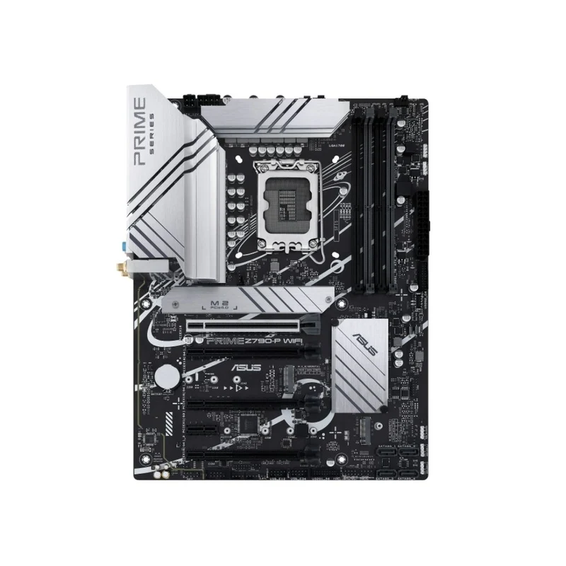 Asus Prime PRIME Z790-P WIFI Gaming Desktop Motherboard - Intel Z790 Chipset - Socket LGA-1700 - ATX - Core, Pentium Gold, Celeron Processor Supported - 128 GB DDR5 SDRAM Maximum RAM - DDR5-7200/PC5-5 view 2