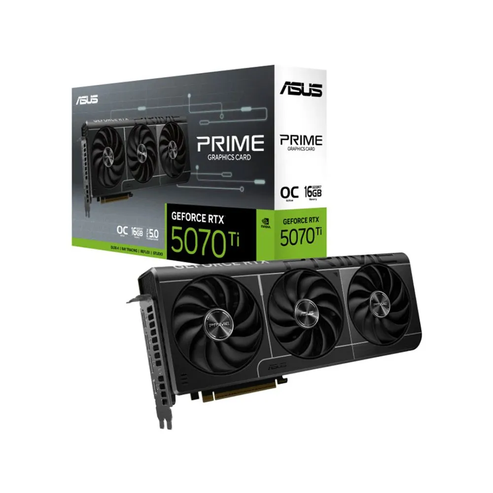 ASUS Prime GeForce RTX™ 5070 Ti 16GB GDDR7X OC Edition