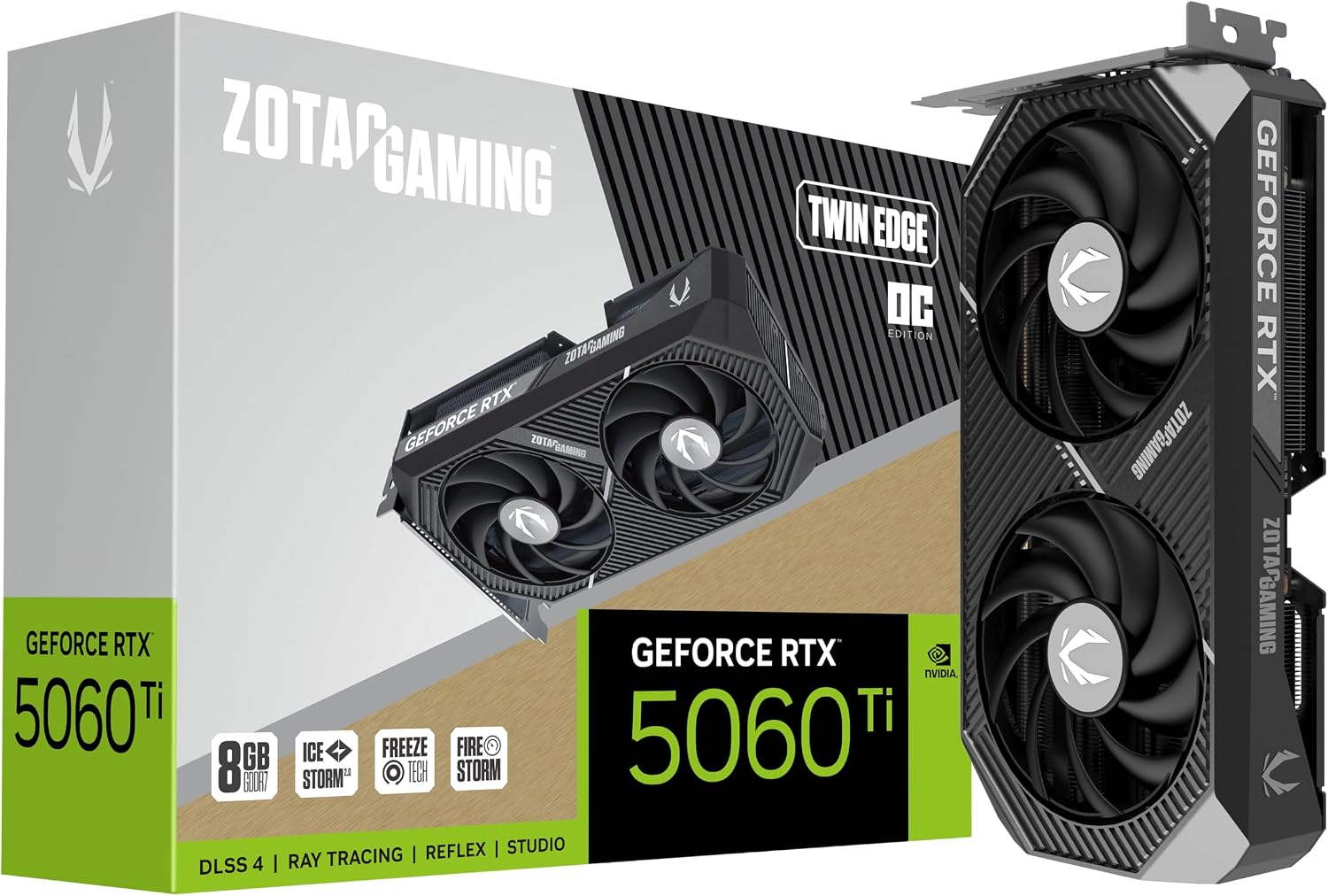 Graphics Card Zotac Gaming GeForce RTX 5060 Ti 8GB Twin Edge