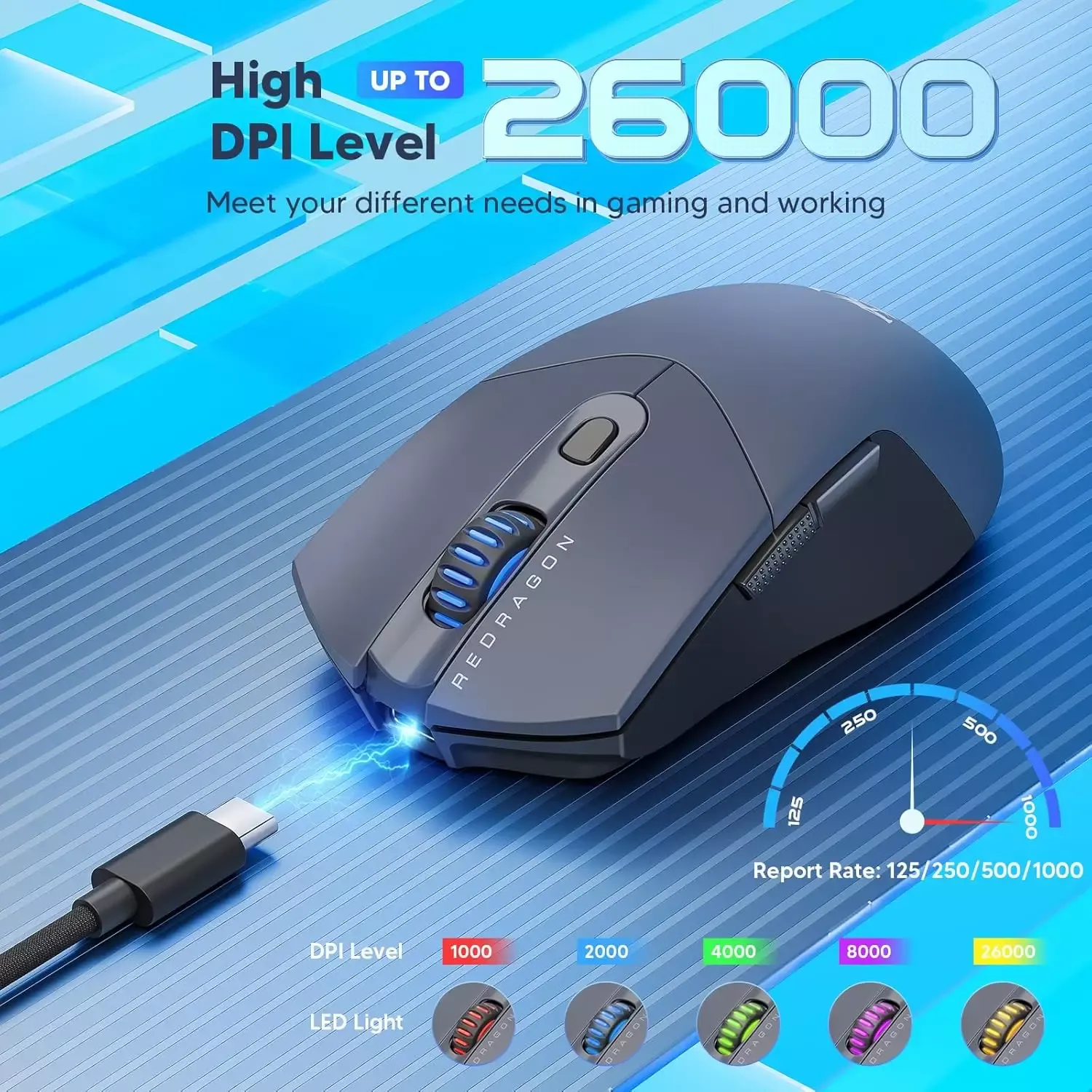 Mouse Redragon M917 StarPro RGB view 5