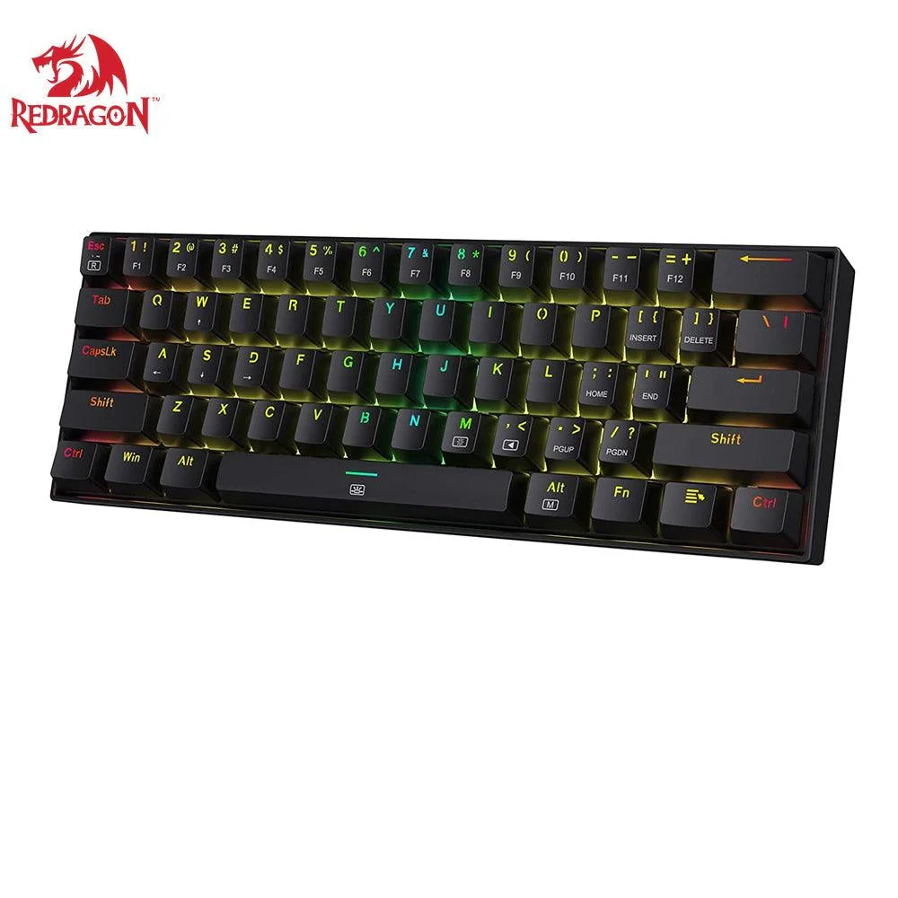 Keyboard Redragon DRAGONBORN K630RGB 60% MECHANICAL RED SWITCH view 2