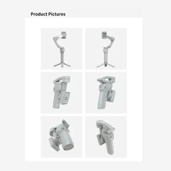 Cooler Multi-function Three-axis Stabilizer 360° Tracking Face Recognition Smartphone Selfie Stick Portable Gimbal With Fill Light view 4