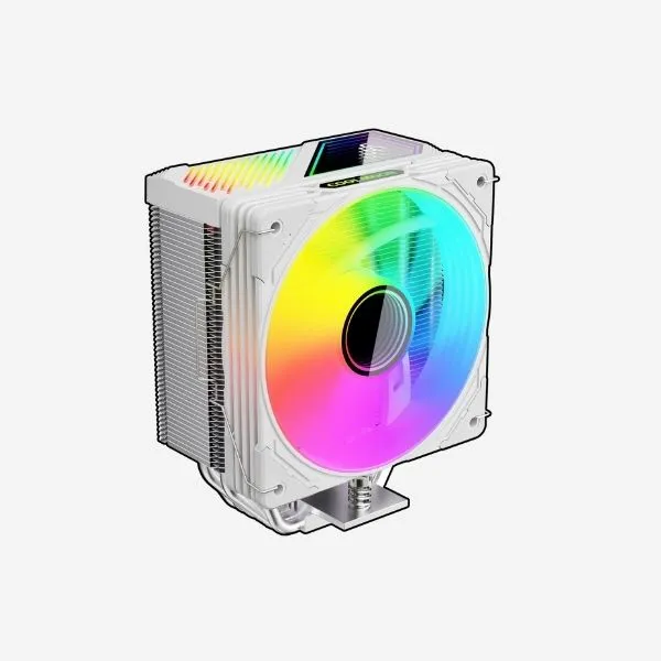 Cooler Coolmoon Temperature GT600 White CPU Cooler Heatsink view 6