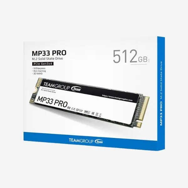 Storage TEAMGROUP MP33 PRO NVME M.2 PCIe 512GB