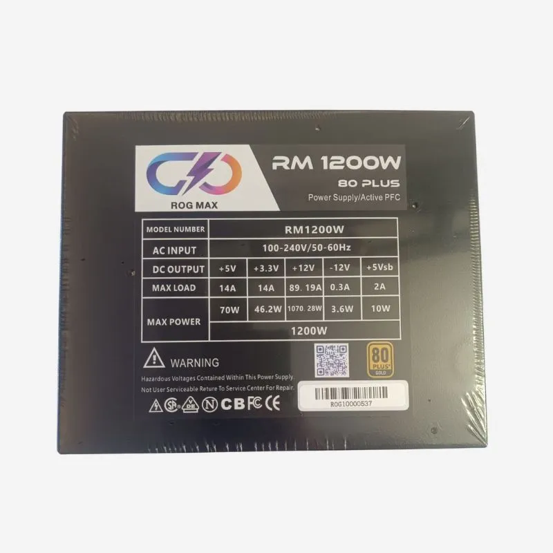 Power Supply Power ROG MAX 1200W GOLD FULL MODULAR view 3