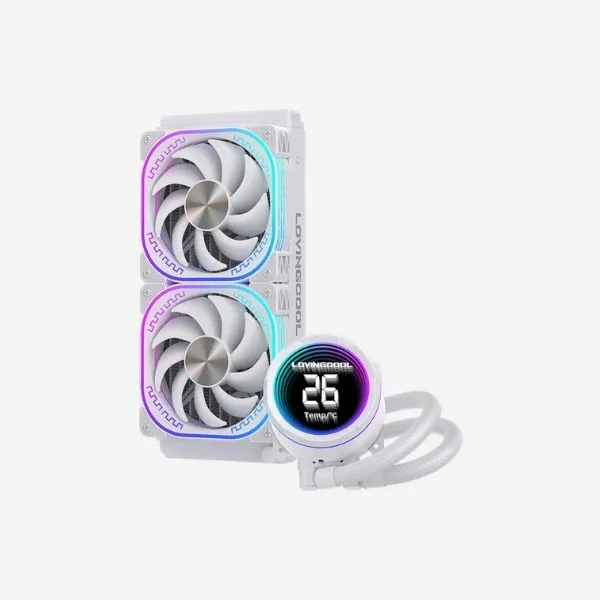 Cooler Lovingcool YK-W240-02 Liquid Cooler Temperature Display White