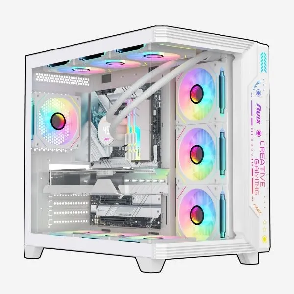 Case Ruix Space ARGB 360 ATX White