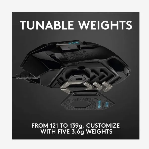 Mouse Logitech G502 HERO view 4
